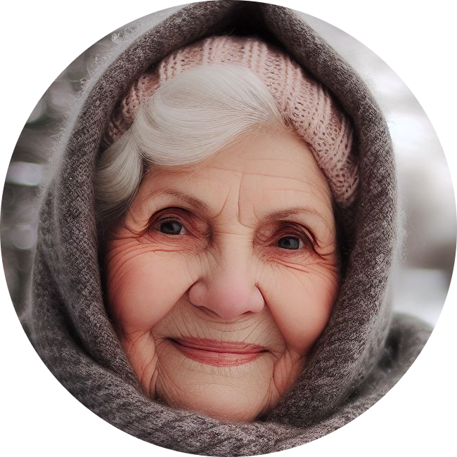 Изображение морды лица человека, оставившего отзыв